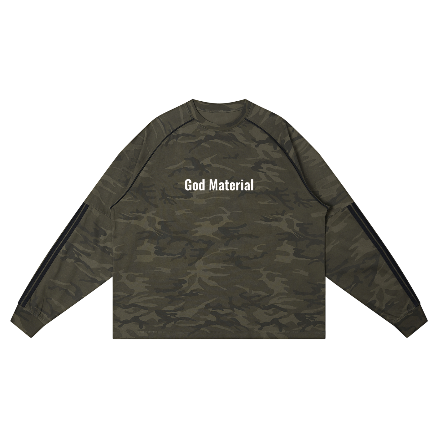Unisex Camo Loose Long Sleeve T-Shirt
