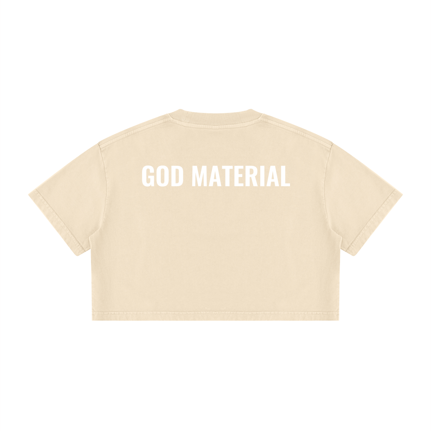 Women's Mineral Wash Cotton Crop T-Shirt