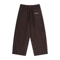 Unisex Plaid Wide Leg Pants
