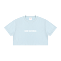 Women's Mineral Wash Cotton Crop T-Shirt