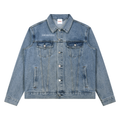 Unisex Vintage Wash Denim Jacket