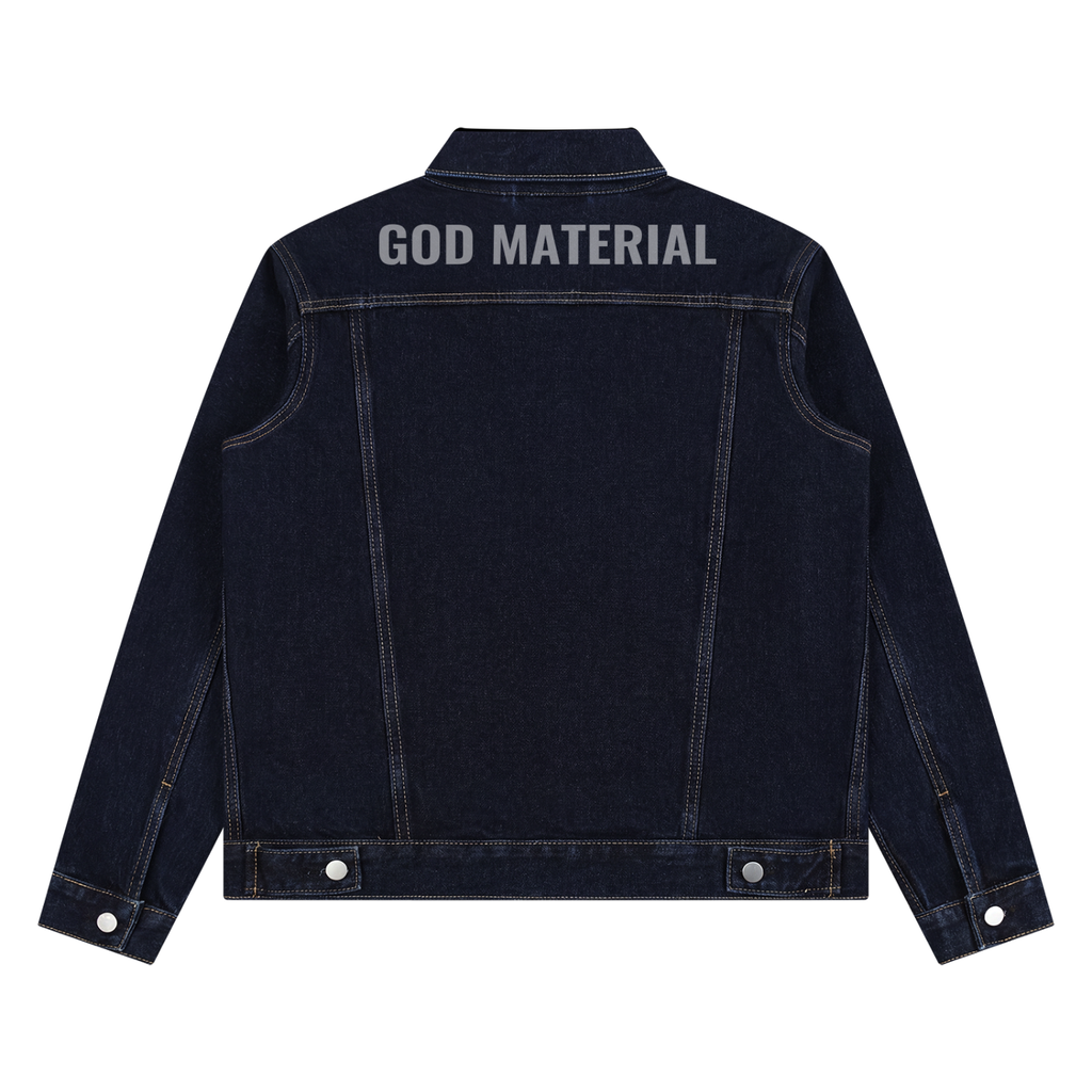 Unisex Vintage Wash Denim Jacket