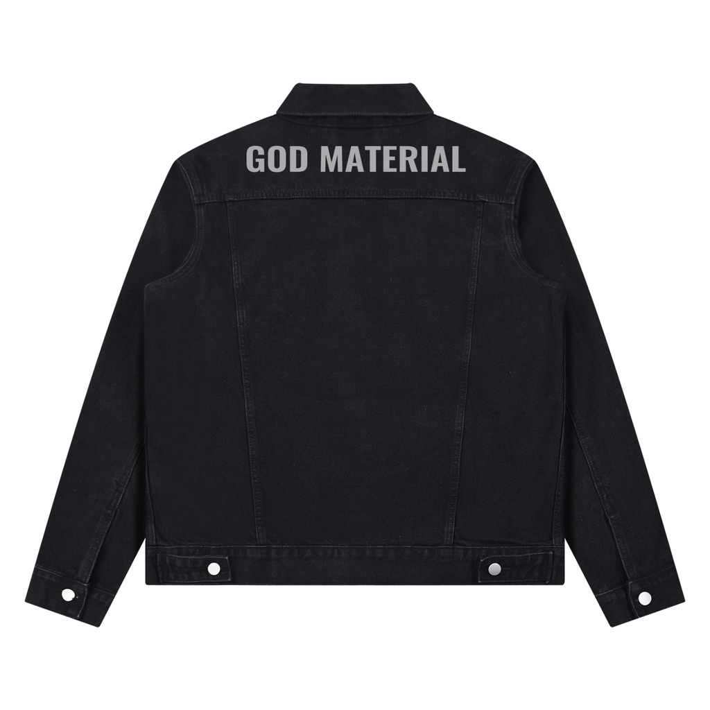 Unisex Vintage Wash Denim Jacket