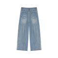 Women’s Vintage Wash High Rise Wide Leg Jeans