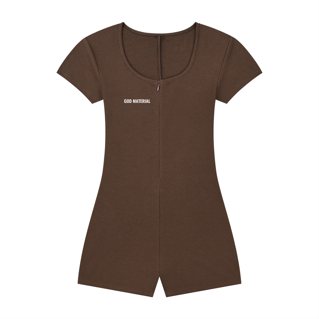 Women's Dual-Function Cape Tie-Waist Romper