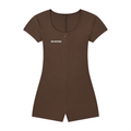 Women's Dual-Function Cape Tie-Waist Romper