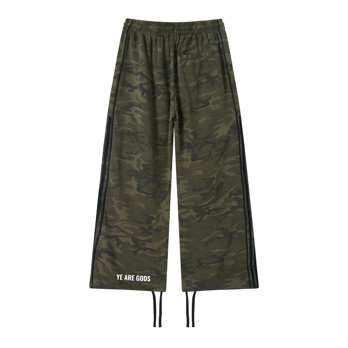 Unisex Camo Wide Leg Sweatpants