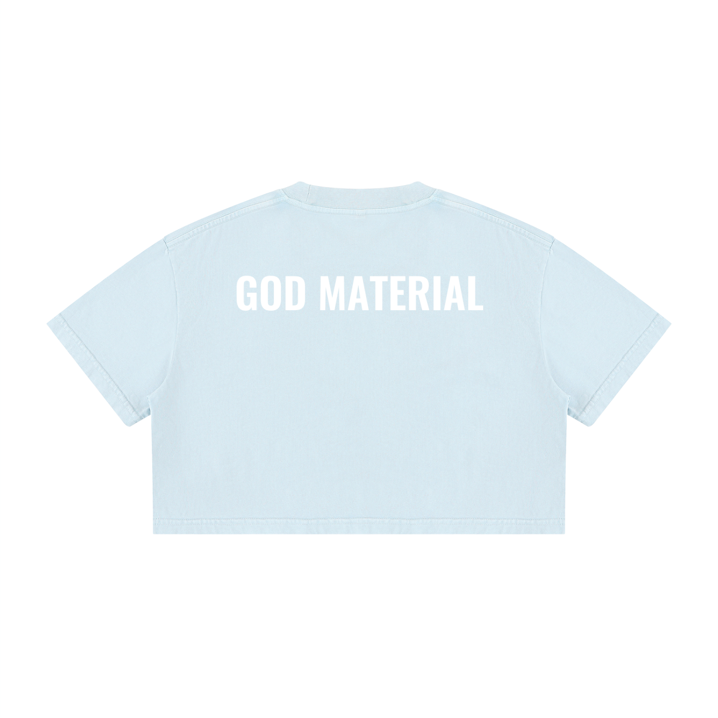 Women's Mineral Wash Cotton Crop T-Shirt
