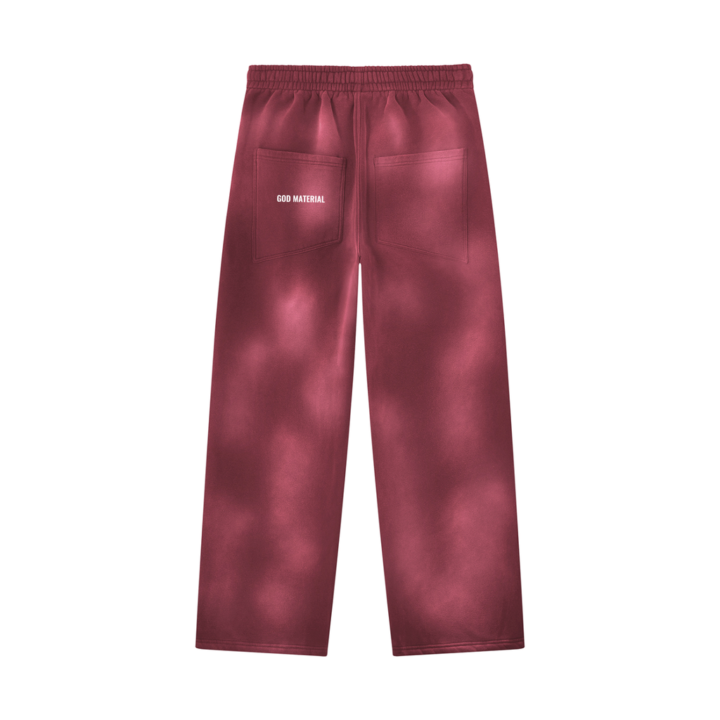 Unisex Sunfade Wide Leg Fleece Sweatpants