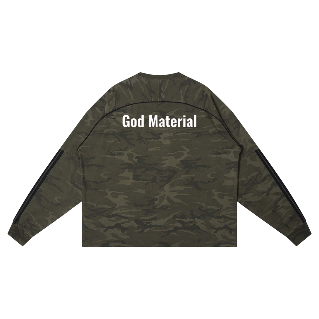 Unisex Camo Loose Long Sleeve T-Shirt