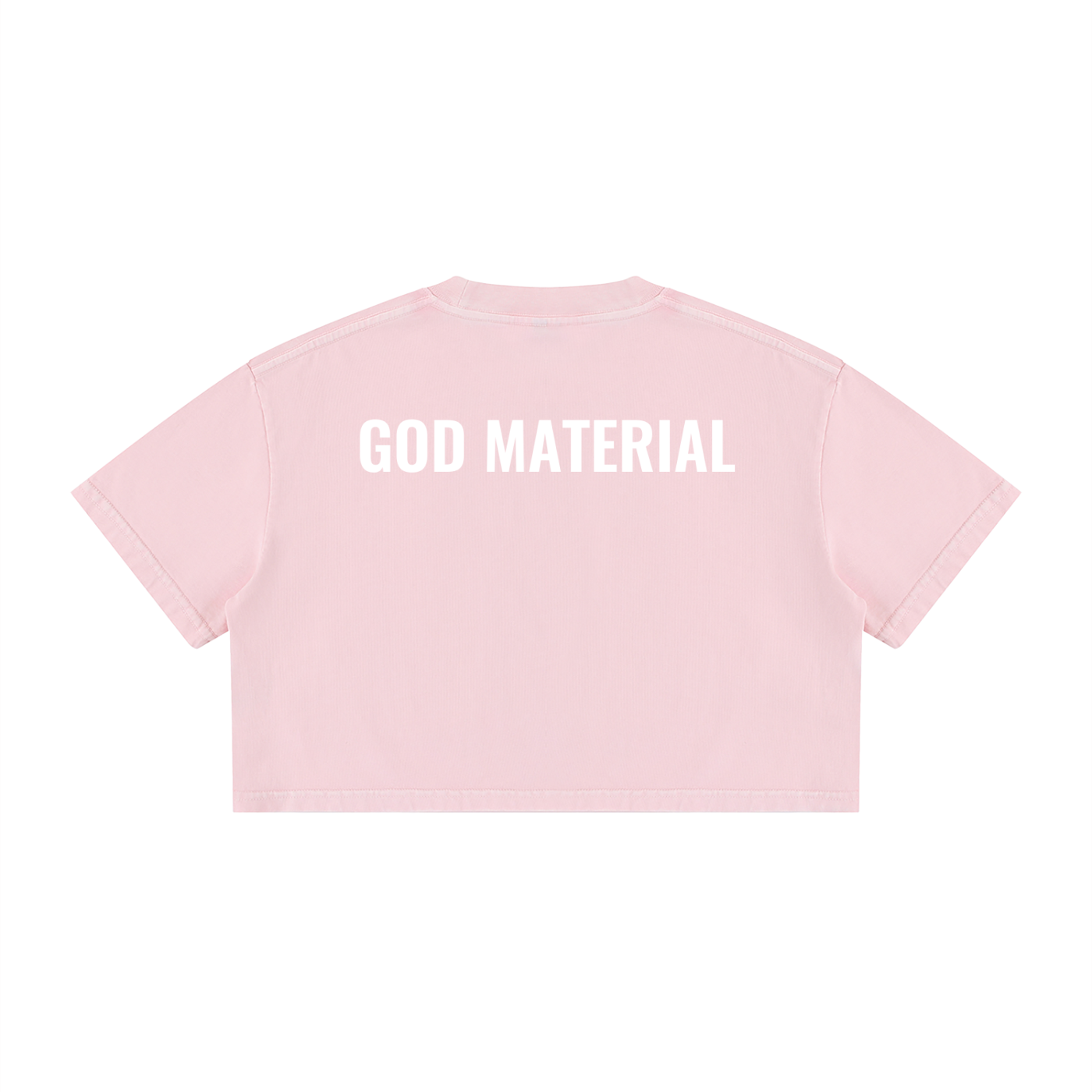 Women's Mineral Wash Cotton Crop T-Shirt