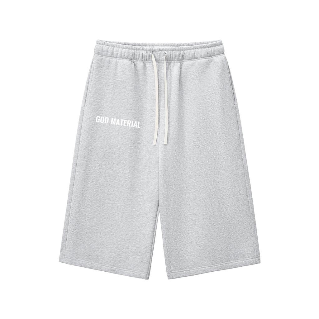 Relaxed Drawstring Three-quarter Sweatpants
