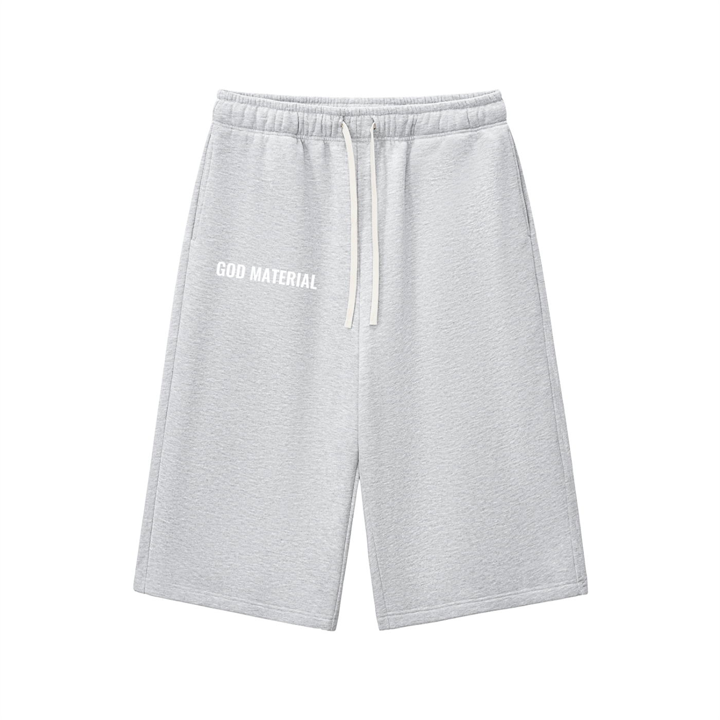 Relaxed Drawstring Three-quarter Sweatpants